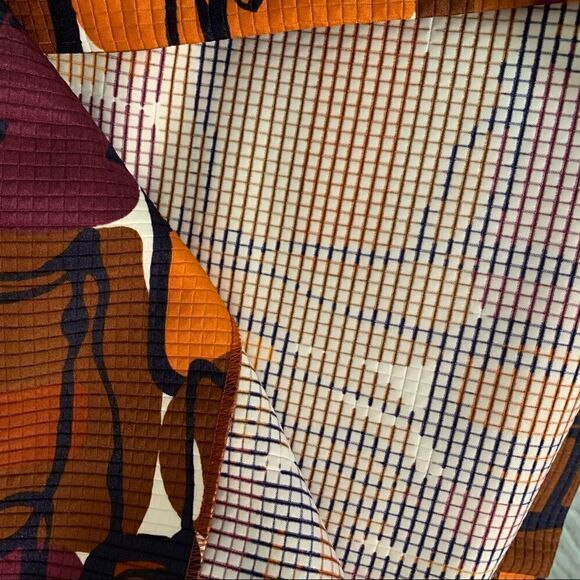 Ruby Rd Petite Purple and Orange Geometric Blazer - Picture 7 of 7